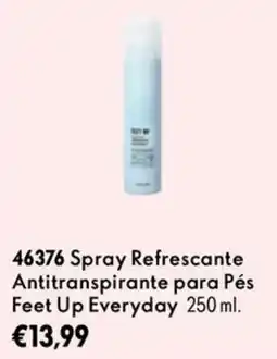 Oriflame Spray refrescante antitranspirante para pés feet up everyday promoção