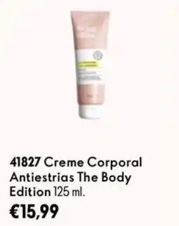 Oriflame The Body Edition creme corporal antiestrias promoção