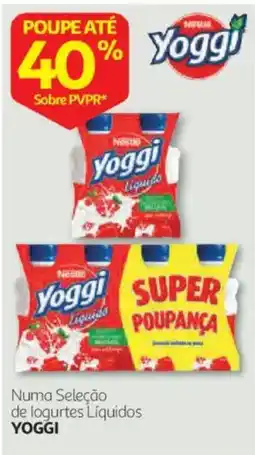 Auchan logurtes líquidos yoggi promoção