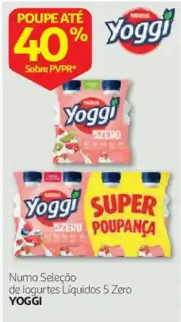 Auchan Numa seleção de logurtes líquidos 5 zero yoggi promoção
