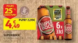 Auchan Cerveja Superbock s/ Glúten promoção