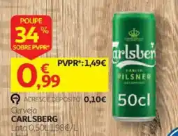 Auchan Cerveja Carlsberg promoção