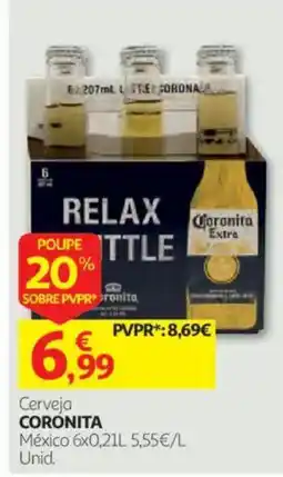 Auchan Cerveja Coronita promoção