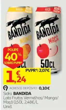 Auchan Sidra BANDIDA promoção