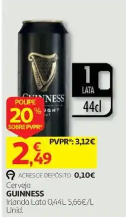 Auchan Cerveja guinness promoção