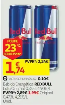 Auchan Bebida Energética Red Bull promoção