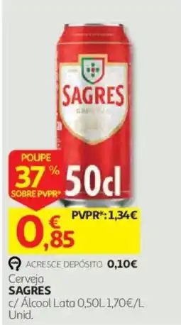 Auchan Cerveja Sagres promoção