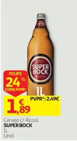 Auchan Cerveja c/ Álcool super bock promoção