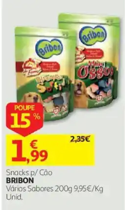 Auchan Snacks p/ Cão BRIBON promoção