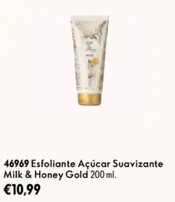 Oriflame Esfoliante Açúcar Suavizante Milk & Honey Gold promoção