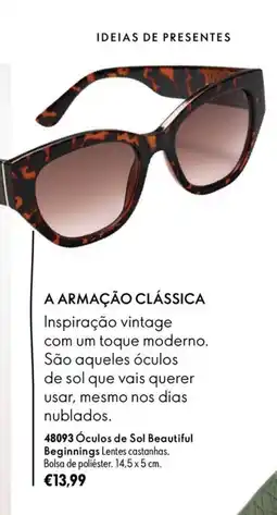 Oriflame Óculos de Sol Beautiful Beginnings promoção
