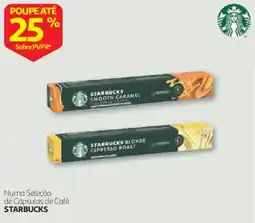 Auchan Cápsulas de Café Starbucks promoção