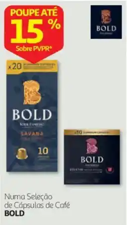 Auchan Numa seleção de cápsulas de café bold promoção