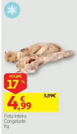 Auchan Pota Inteira Congelada promoção