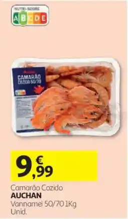 Auchan Camarão Cozido Auchan promoção