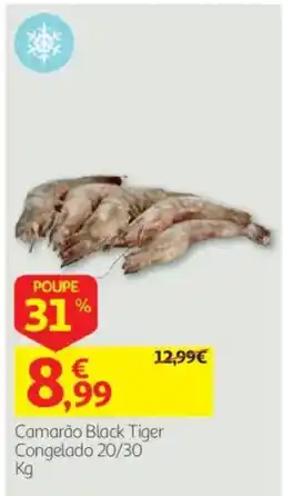 Auchan Camarão Black Tiger promoção
