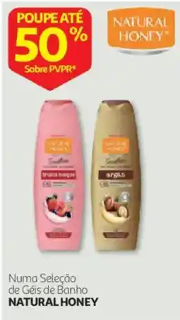 Auchan Géis de Banho Natural Honey promoção