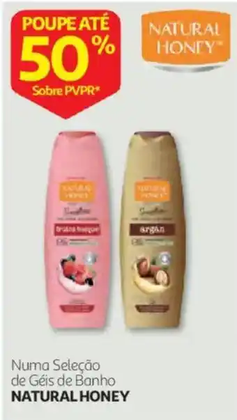 Auchan Géis de Banho Natural Honey promoção
