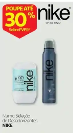 Auchan Nike numa seleção de desodorizantes promoção