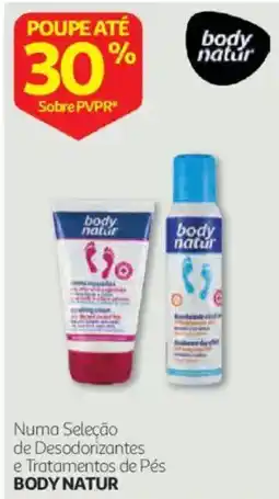 Auchan body natur desodorizantes e tratamentos de pés promoção