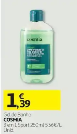 Auchan Gel de Banho Cosmia promoção