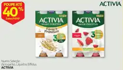 Auchan logurtes líquidos bifidus activia promoção