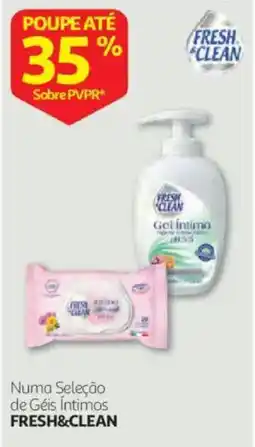 Auchan Géis Íntimos Fresh&Clean promoção