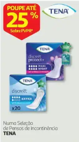 Auchan Pensos de incontinência tena promoção
