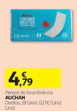 Auchan Pensos de Incontinência Auchan promoção