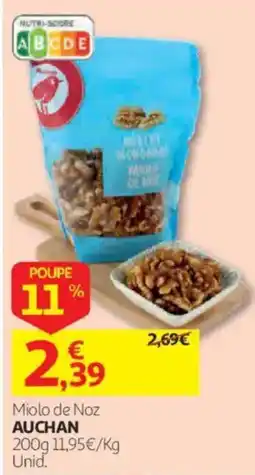 Auchan Miolo de Noz Auchan promoção
