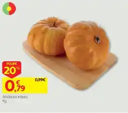 Auchan Abóbora Inteira promoção