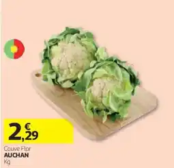 Auchan Couve Flor Auchan promoção