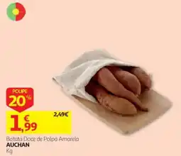 Auchan batata doce de polpa amarela auchan promoção
