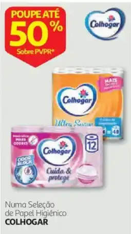 Auchan Numa Seleção de Papel Higiênico Colhogar promoção
