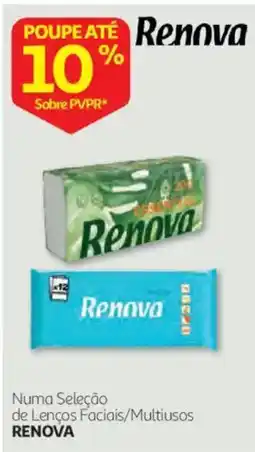 Auchan Renova lenços faciais/multiusos promoção
