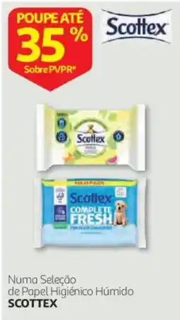 Auchan Papel Higiênico Húmido Scottex promoção