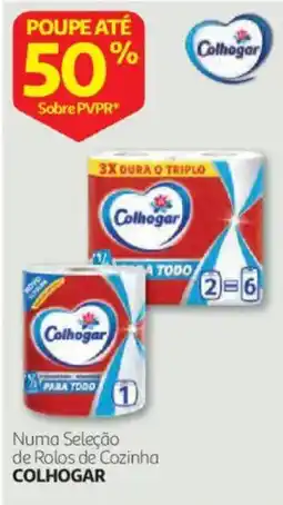 Auchan rolos de cozinha colhogar promoção