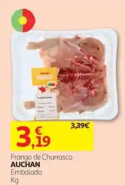 Auchan Frango de Churrasco Auchan promoção