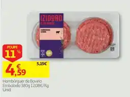 Auchan Hambúrguer de Bovino Izidoro promoção