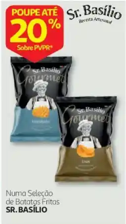 Auchan Numa Seleção de Batatas Fritas Sr. Basilio promoção