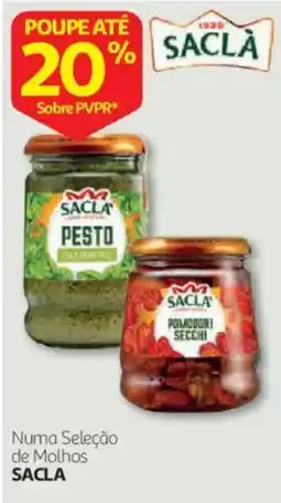 Auchan Pesto de alho e manjericão sacla promoção