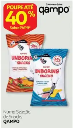 Auchan Unboring Snacks Qampo promoção