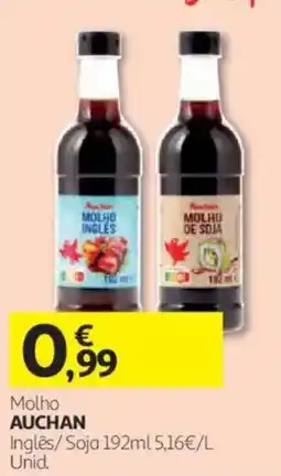 Auchan Molho auchan Inglês Soja promoção