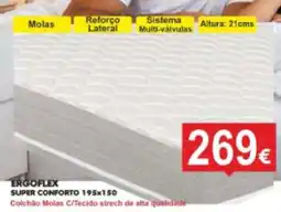 BragaJAV ergoflex super conforto 195x150 promoção