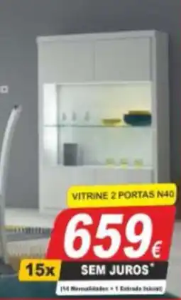 BragaJAV Vitrine 2 portas n40 promoção