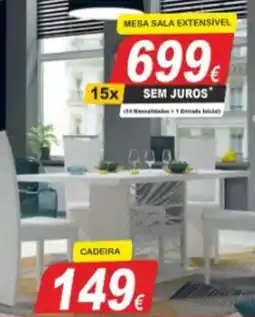 BragaJAV Mesa sala extensível promoção