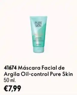 Oriflame Máscara facial de argila oil-control pure skin promoção