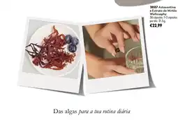 Oriflame Astaxantina e Extrato de Mirtilo Wellosofhy promoção