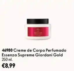 Oriflame Creme de corpo perfumado essenza supreme giordani gold promoção