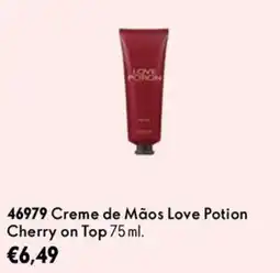 Oriflame Creme de Mãos Love Potion Cherry on Top promoção